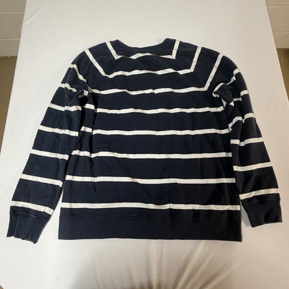 Tommy Hilfiger Women's Navy Blue Striped Sweater Size Large - Picture 1 of 10